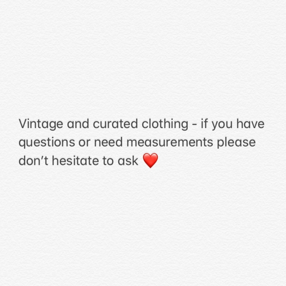 Vintage Clothing